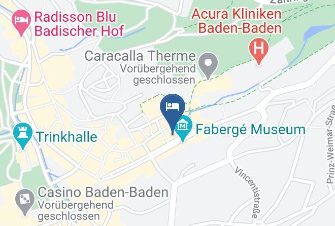 Baden Baden - Hotel Quellenhof Sophia Maps