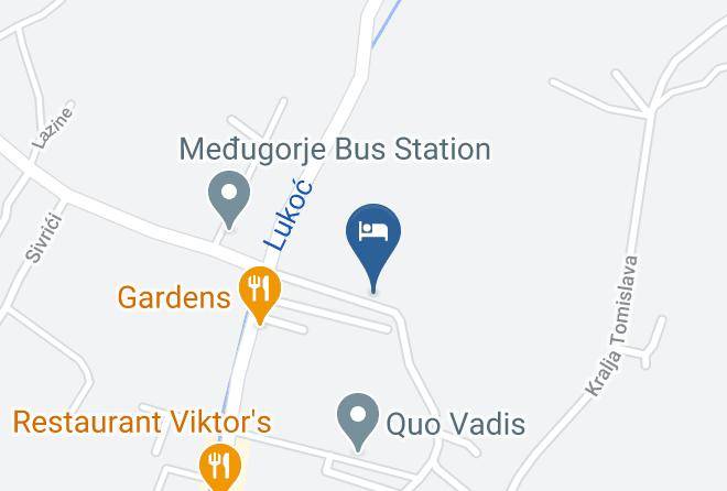 Hercegovacko Neretvanski - Hotel Quercus Maps