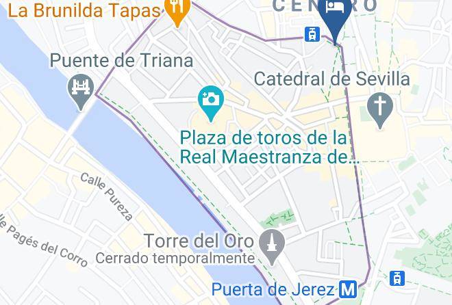 Seville - Hotel Querencia De Sevilla Autograph Collection Maps