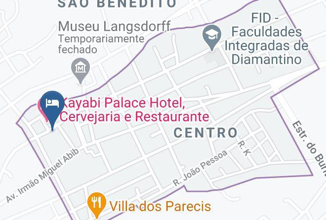 Diamantino - Hotel Querencia Maps
