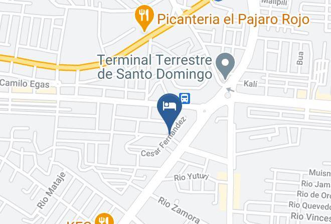 Santo Domingo - Hotel Quezada Hermanos Maps