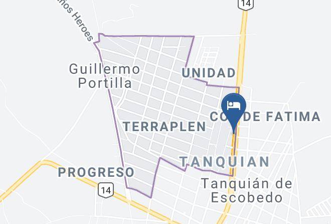 Tanquian De Escobedo - Hotel Quichanes Maps