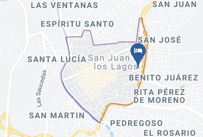 San Juan De Los Lagos - Hotel Quinta Cesar San Juan De Los Lagos Maps
