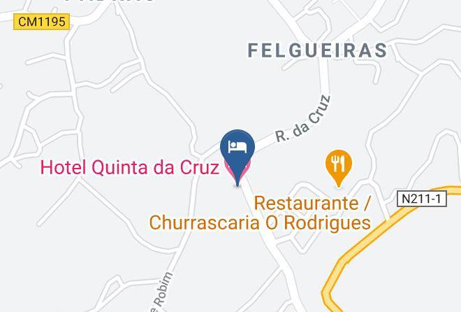 Amarante - Hotel Quinta Da Cruz Maps