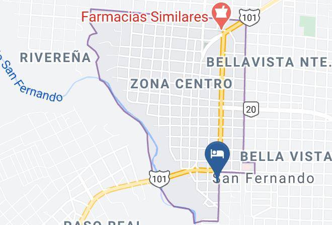 San Fernando - Hotel Quinta La Herradura Maps