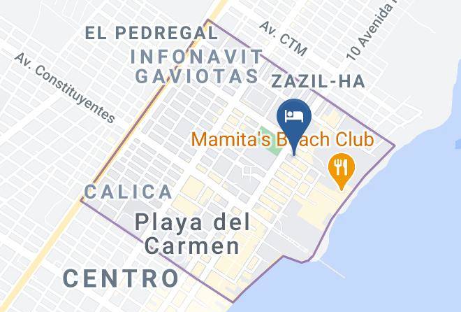 Solidaridad - Hotel Quinta Margarita Maps