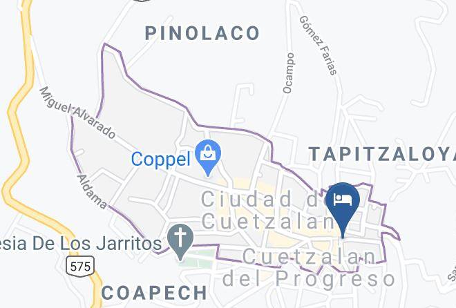 Cuetzalan Del Progreso - Hotel Quinta Palermo Maps
