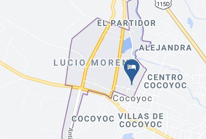 Yautepec - Hotel Quinta Paraiso Cocoyoc Maps