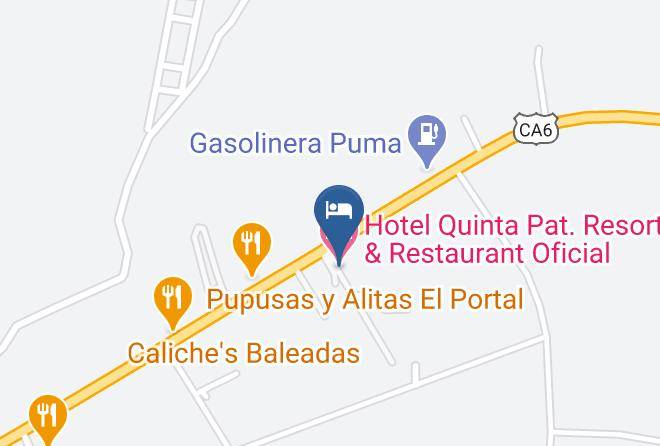 San Antonio De Oriente - Hotel Quinta Pat Resort & Restaurant Oficial Maps