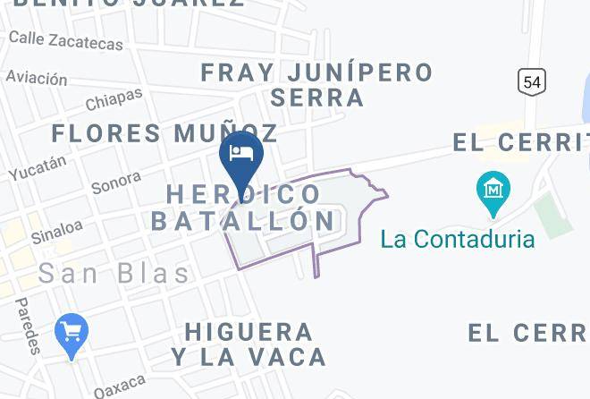 San Blas - Hotel ' Quinta Sierra' Maps