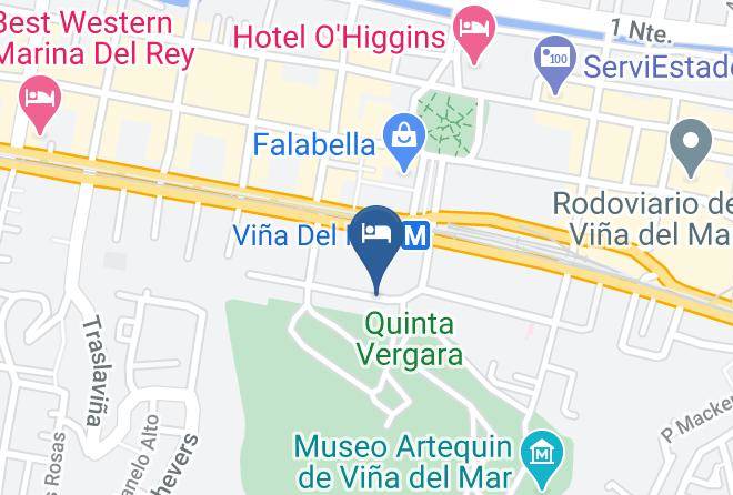 Valparaiso Province - Hotel Quinta Vergara Maps