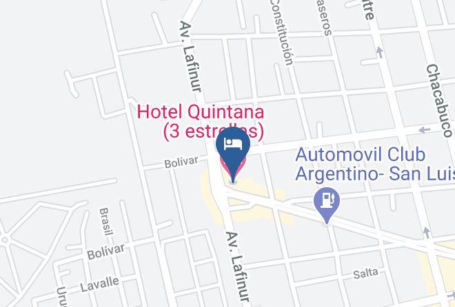 La Capital San Luis - Hotel Quintana Maps