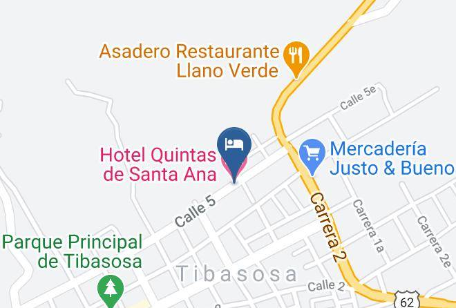 Tibasosa - Hotel Quintas De Santa Ana Maps