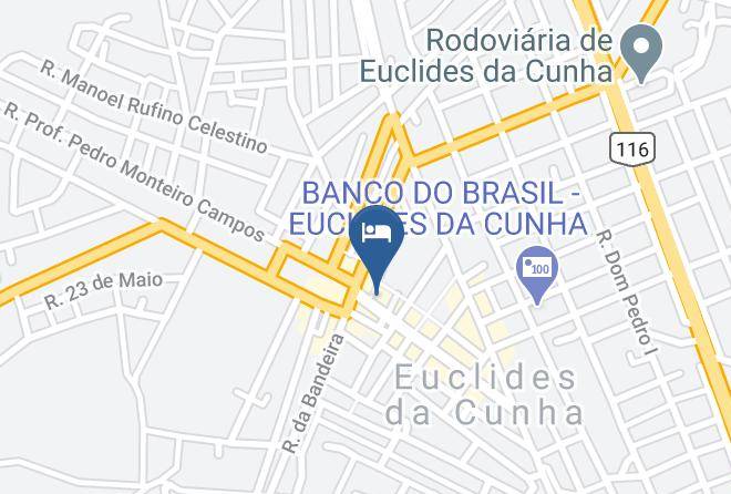 Euclides Da Cunha - Hotel Quirino Maps