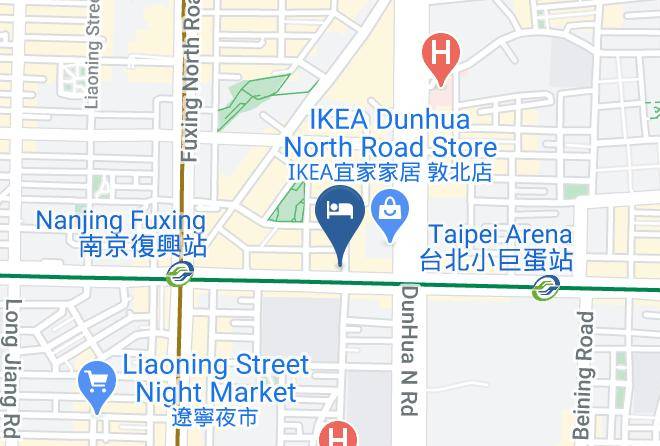 Songshan District Nanjing Fuxing Station Shopping Area - Hotel Quote Taipei Maps