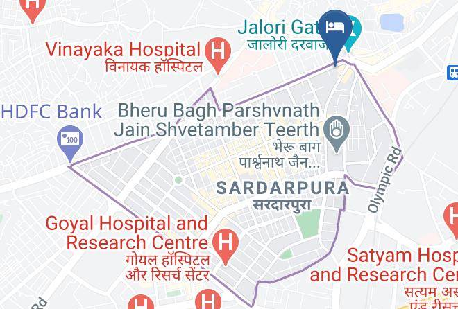 Jodhpur - Hotel R K Excellency Maps