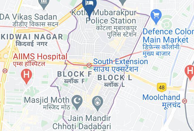 Hotel R K International Map