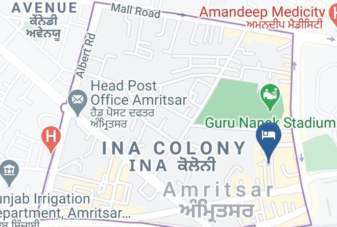 Amritsar - Hotel R V Continental Maps