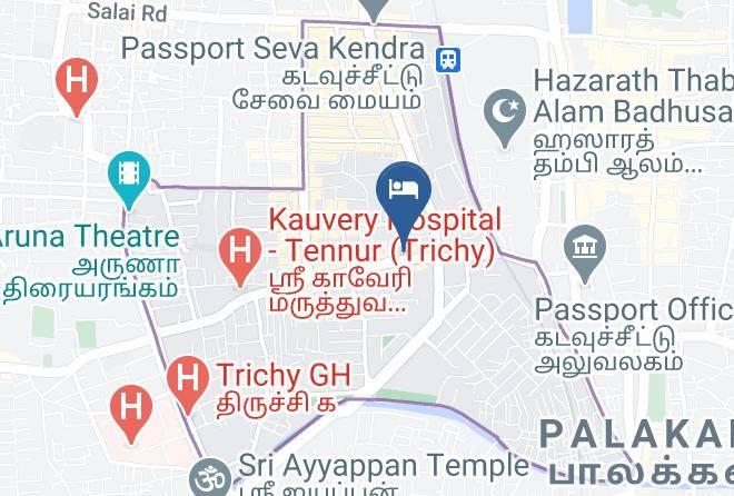 Tiruchirappalli - Hotel Raams Park Maps