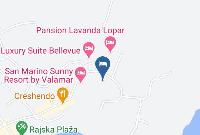 Lopar - Hotel Rab Maps
