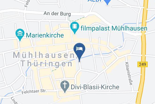 Unstrut Hainich Kreis - Hotel Rabe Muhlhausen Maps