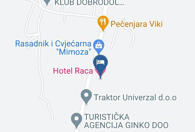 Zagreb - Hotel Raca Maps