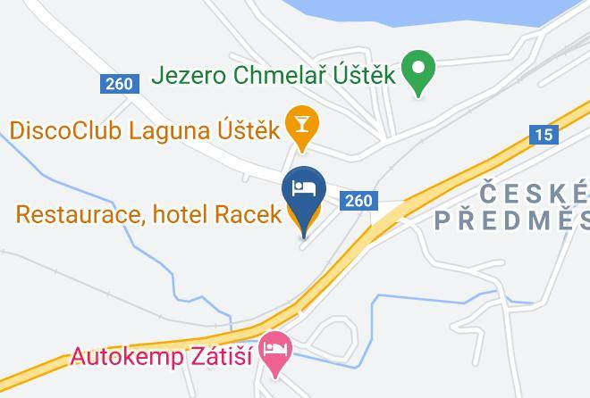 Litomerice - Hotel Racek Maps