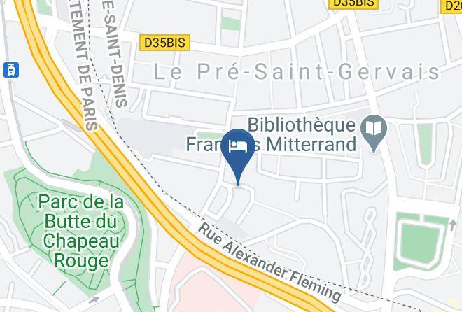 Seine St Denis - Hotel Rachel Maps