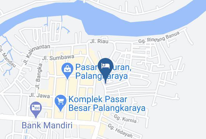 Kota Palangka Raya - Hotel Rachman Maps