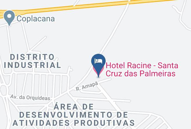 Santa Cruz Das Palmeiras - Hotel Racine Santa Cruz Das Palmeiras Maps
