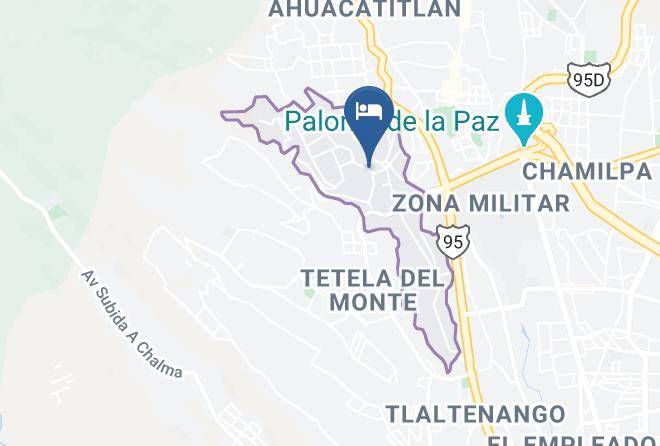 Cuernavaca - Hotel Racquet Maps