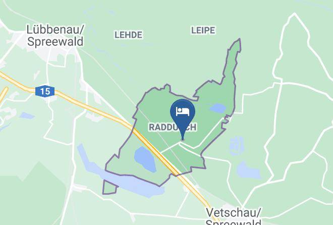 Oberspreewald Lausitz - Hotel Radduscher Hafen Maps