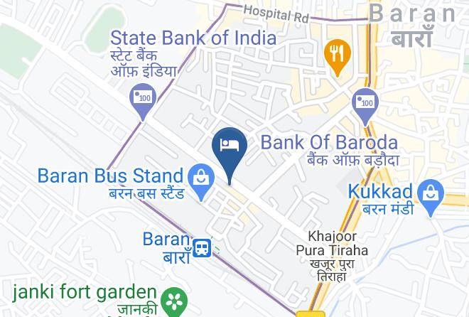 Baran - Hotel Radhika Maps