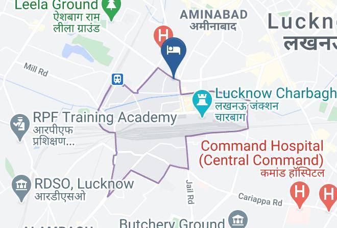 Lucknow - Hotel Radical Palace Maps