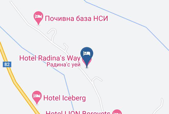 Samokov - Hotel Radina's Way Maps