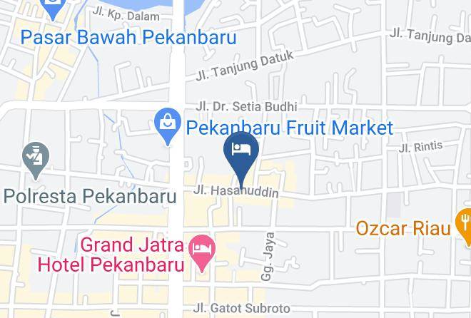 Pekanbaru - Hotel Radja Pekanbaru Maps
