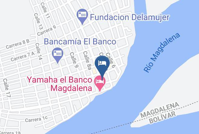 El Banco - Hotel Radoa El Banco Magdalena Maps