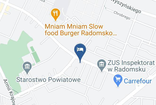 Hotel Radomsko Map