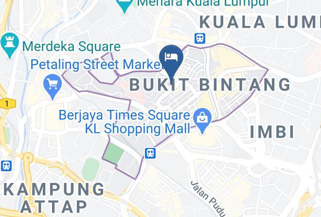 Kuala Lumpur - Hotel Rae Bukit Bintang Maps