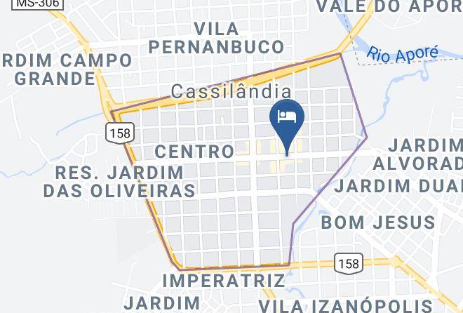 Hotel Rafa Cassilandia Map