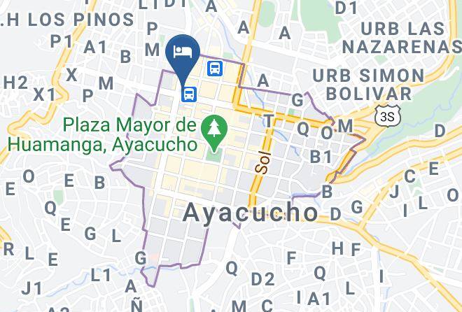 Huamanga - Hotel Rafaela Maps
