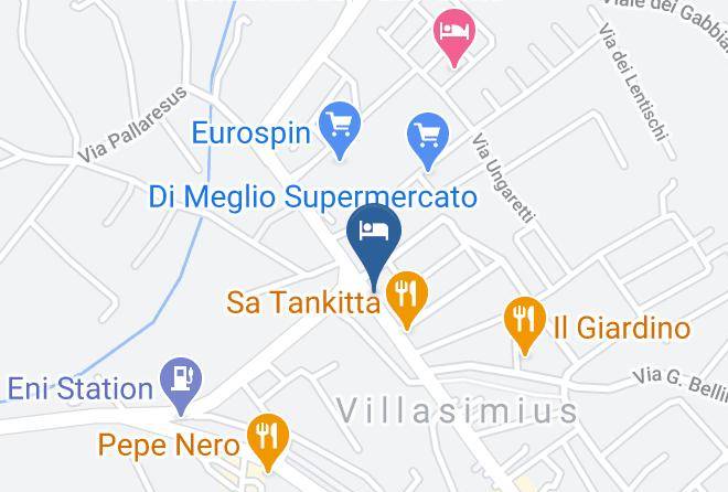 Province Of South Sardinia - Hotel Raffael Maps