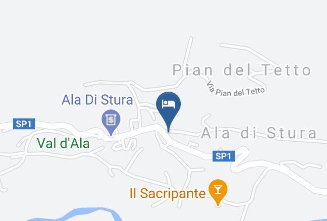 Turin - Hotel Raggio Di Sole Maps