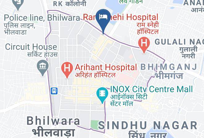 Bhilwara - Hotel Raghav Maps