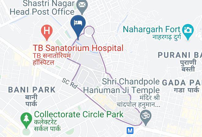 Jaipur - Hotel Raghuraj Palace Maps