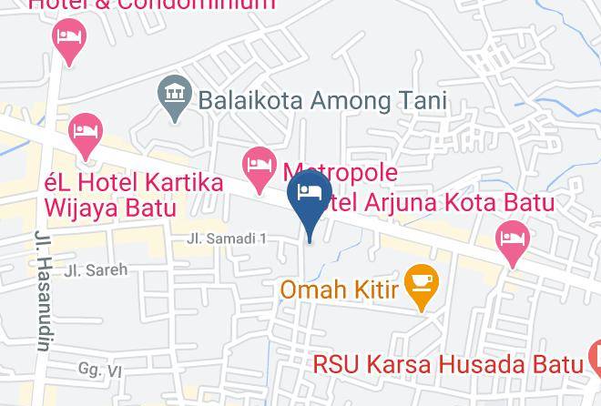 Kota Batu - Hotel Ragil Kuning Maps