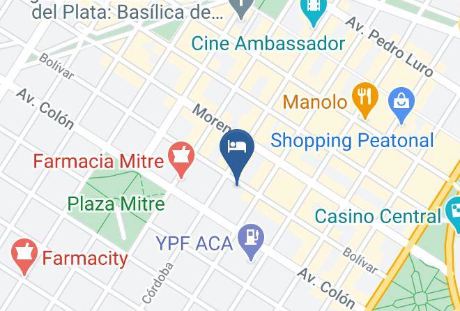 General Pueyrredon Partido - Hotel Raglan Mar Del Plata Maps