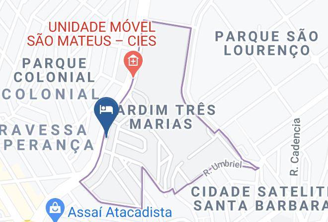 Sao Paulo Sao Mateus - Hotel Ragueb Maps