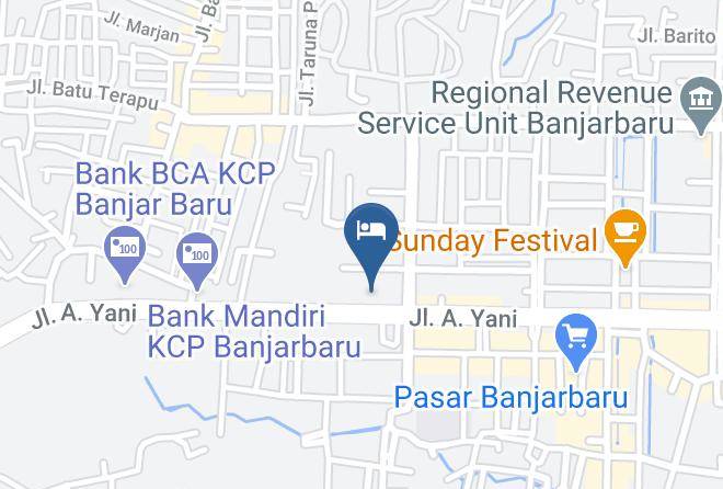Kota Banjarbaru - Hotel Rahayu Maps