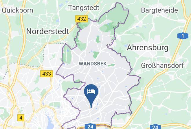 Stadt Hamburg - Hotel Nordic Wandsbek Maps